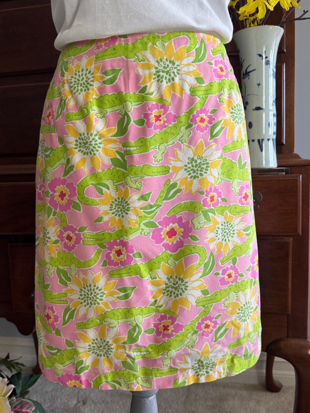 Lilly Pulitzer Croc Monsieur Skirt Size 10 - Picture 11 of 11